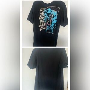 Marvel Venom Black T-Shirt with Graphic Design